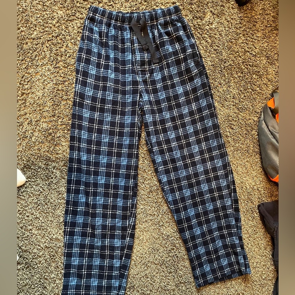 Men's Black and Blue pajamas pants
